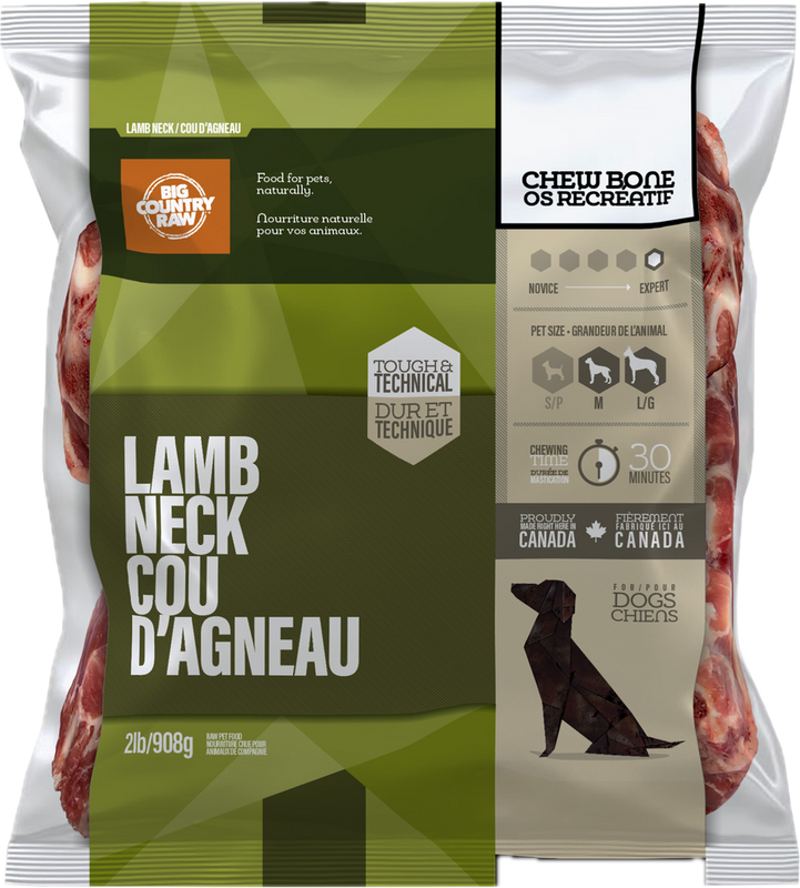 Big Country Raw Lamb Neck Bones 2lb