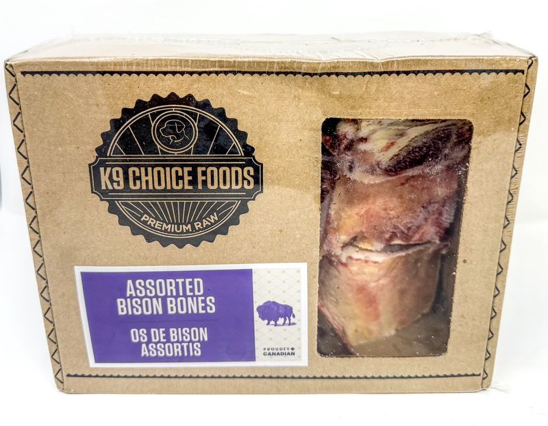 K9 Choice Assorted Bison Bones 1.36kg
