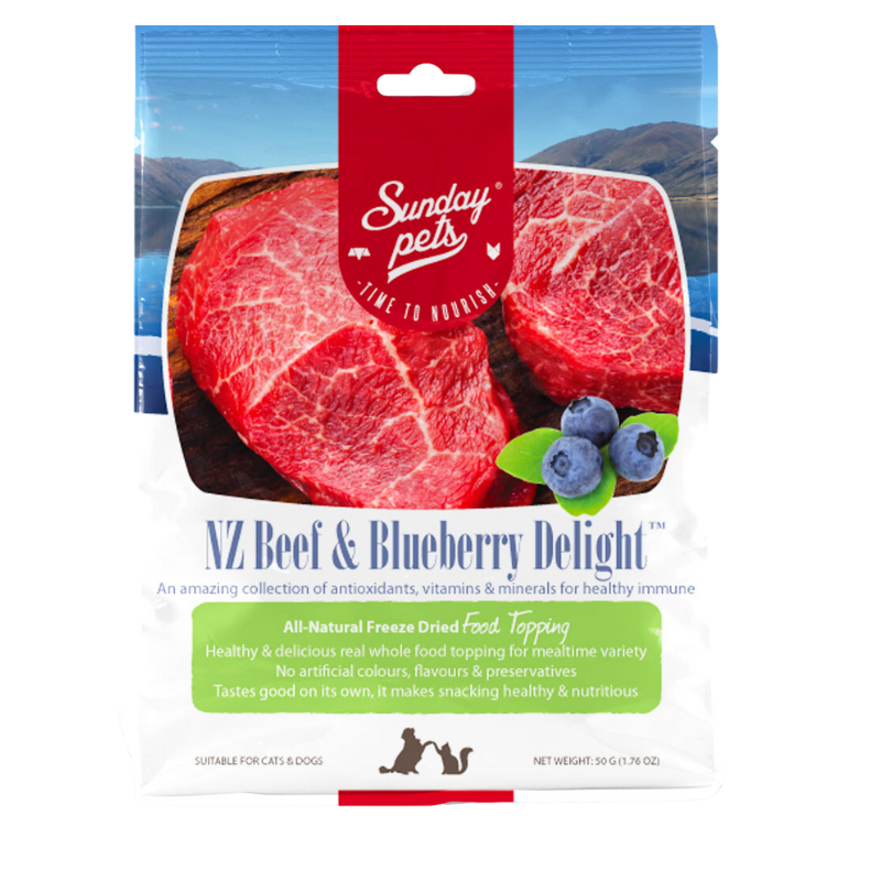 Sunday Pets NZ King Salmon FD Treats 1.76oz