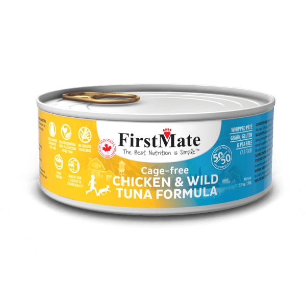 FirstMate Chicken/Wild Tuna Cat Food 5.5oz