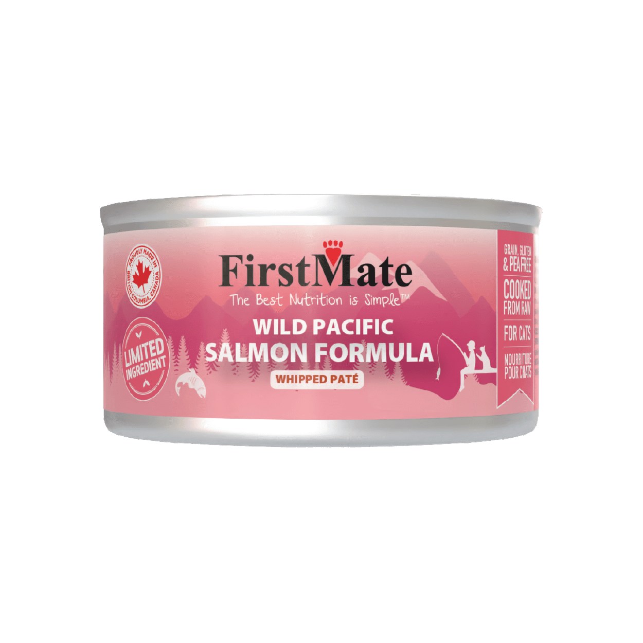 FirstMate Wild Pacific Salmon Cat Food 5.5oz