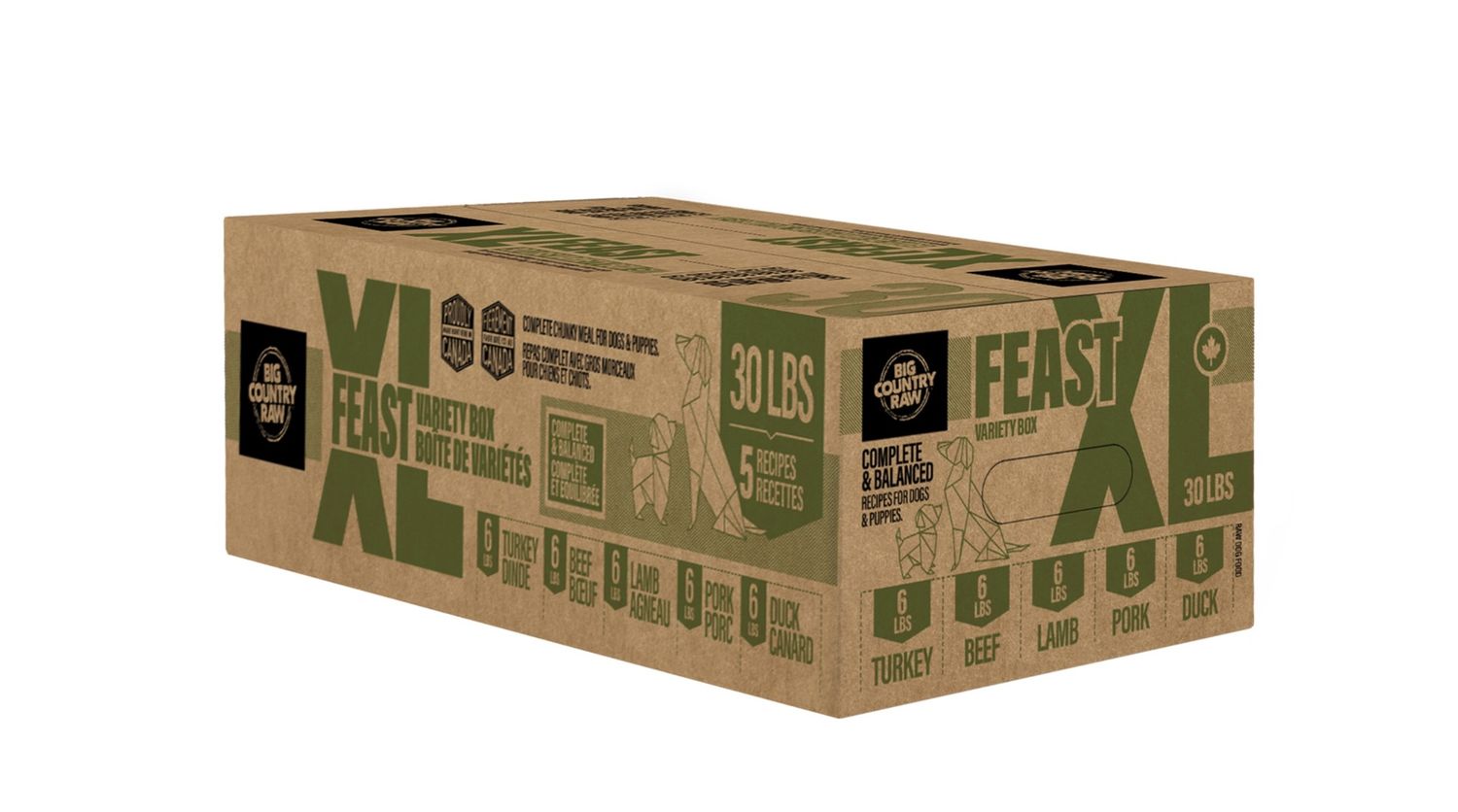 Big Country Raw XL Feast 30lbs