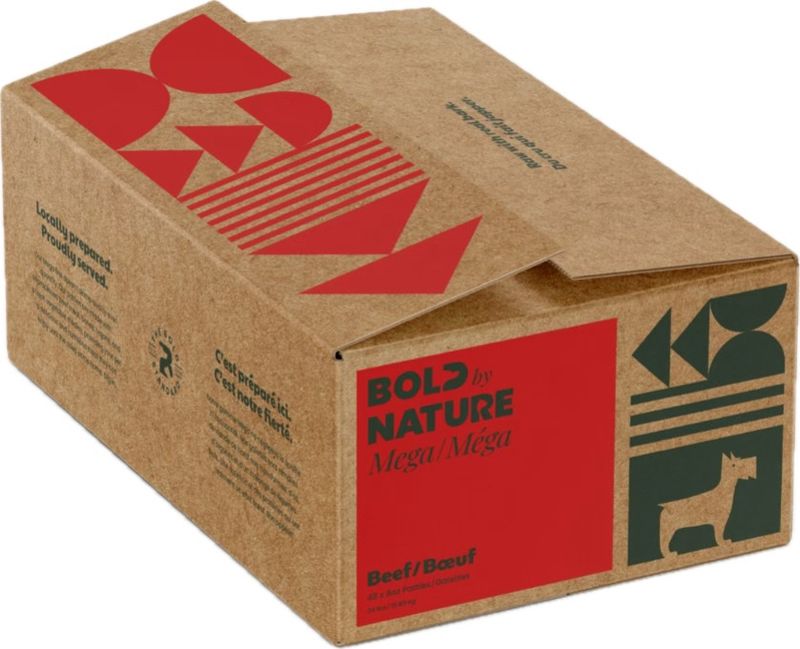 Bold by Nature Mega Beef Patties Dog Food 24lb