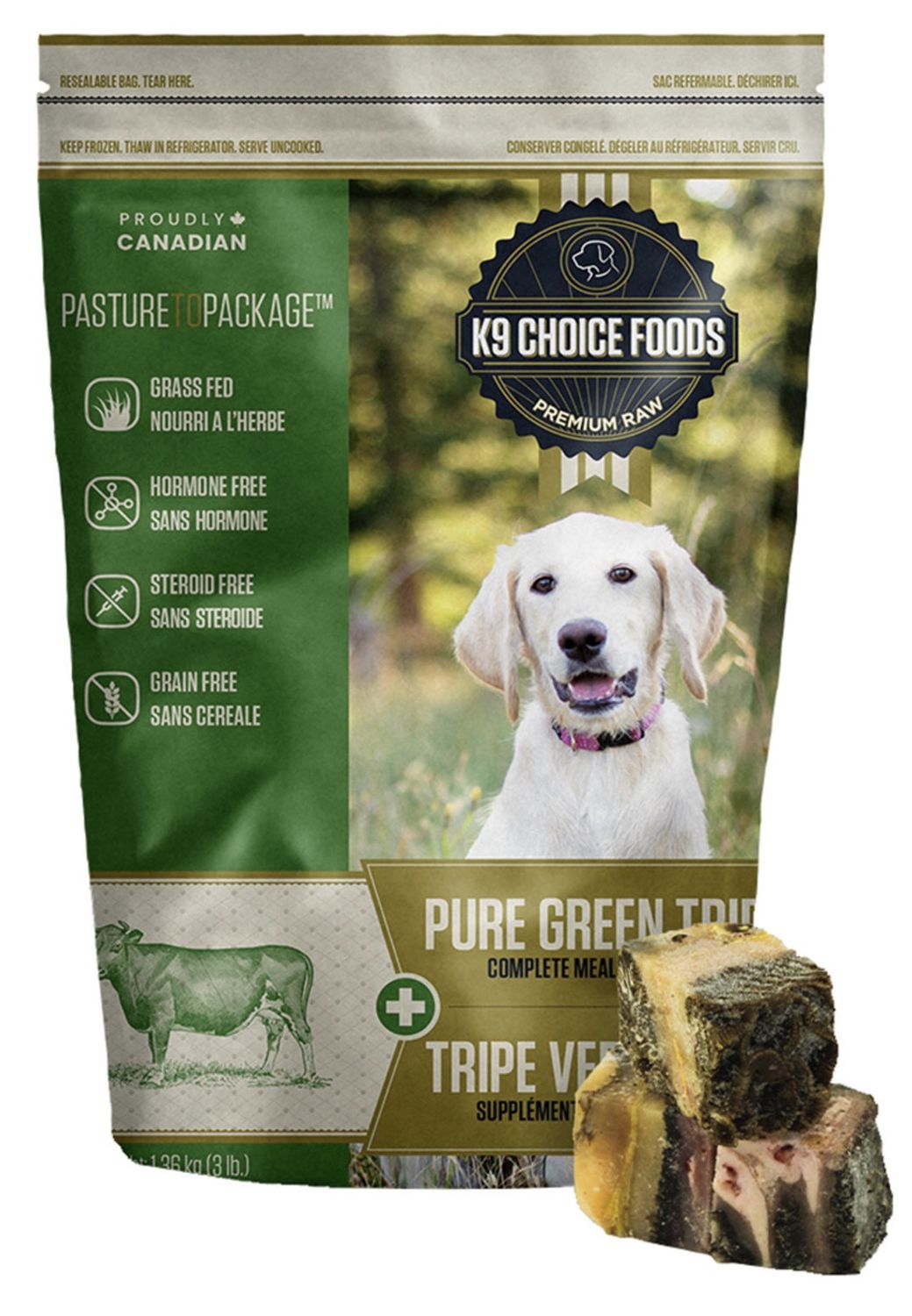 K9 Choice Pure Green Tripe 3lb