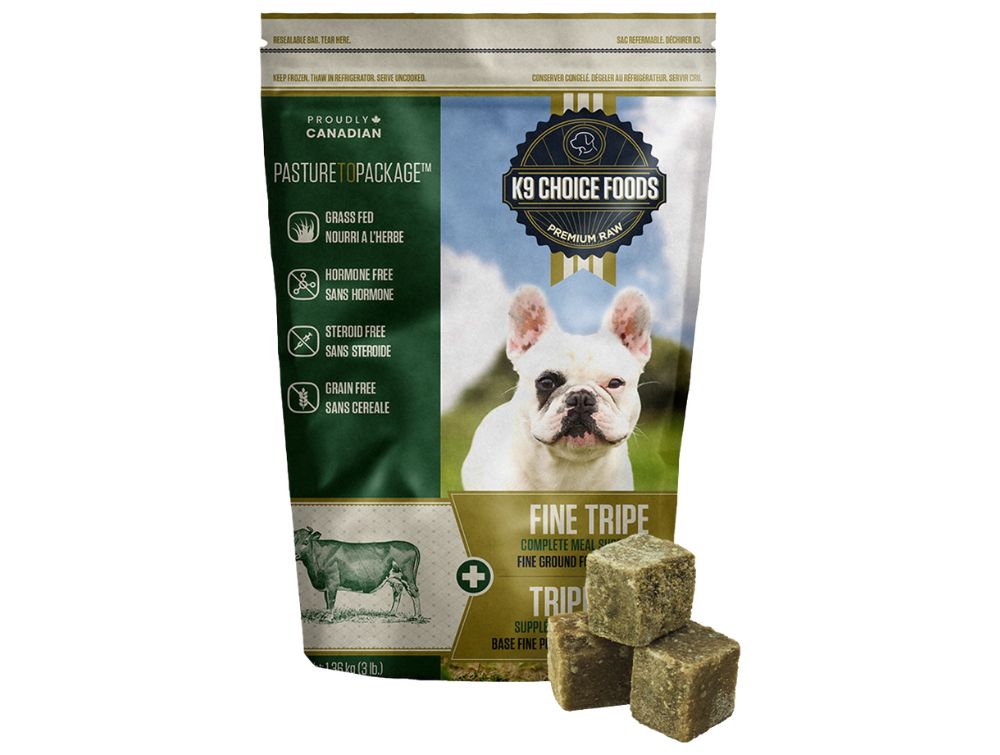 K9 Choice Pure Fine Green Tripe 3lb