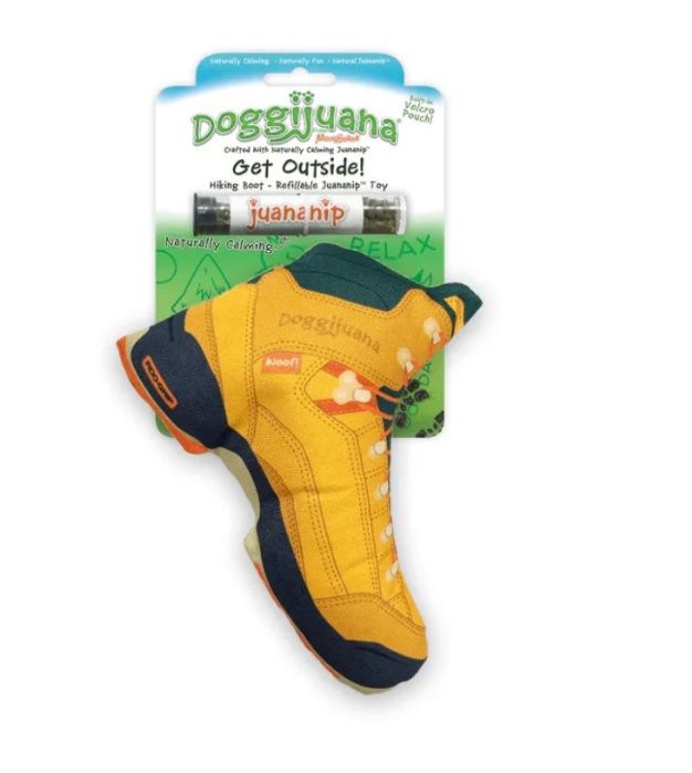Doggijuana Get Outside Hiking Boot Refillable Toy