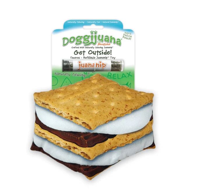 Doggijuana Get Outside S'mores Refillable Toy