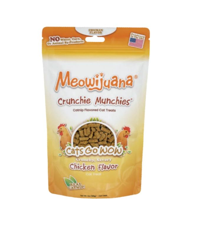 Meowijuana Crunchie Munchies Chicken 85g
