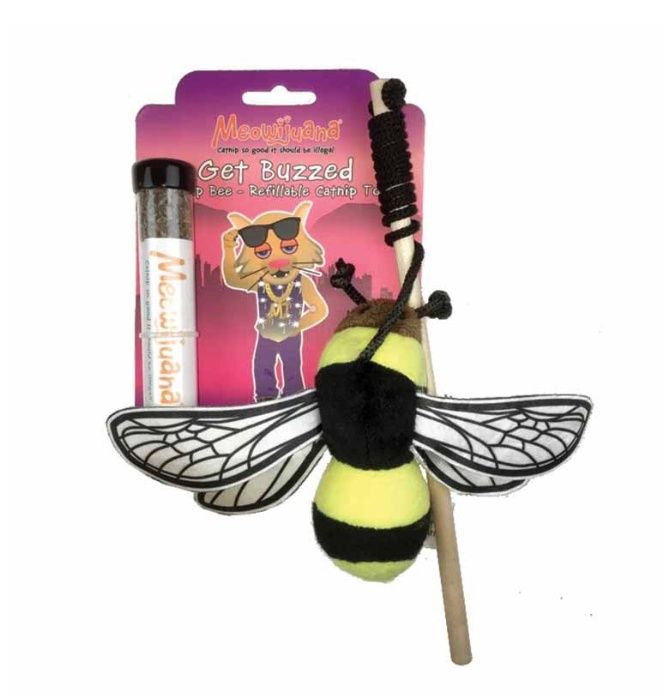 Meowijuana Get Buzzed Bee Refillable Toy