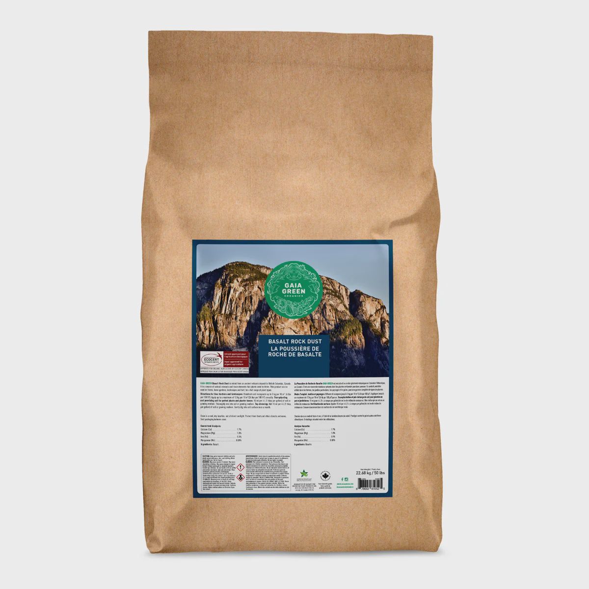 Gaia Green Basalt Rock Dust 22.68KG