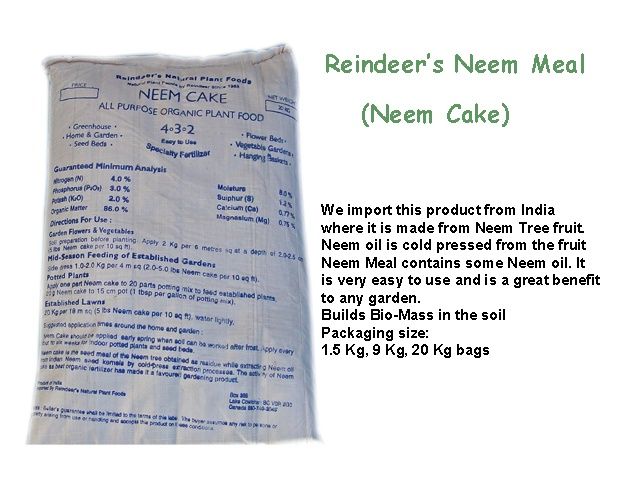 Neem Meal 1.5kg