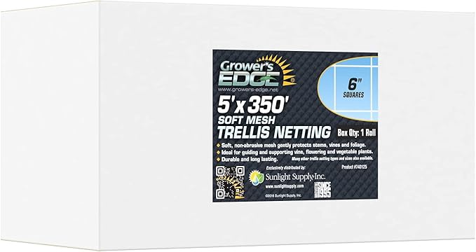 Grower’s Edge Soft Mesh Trellis Bulk Roll 5’x350’ 6