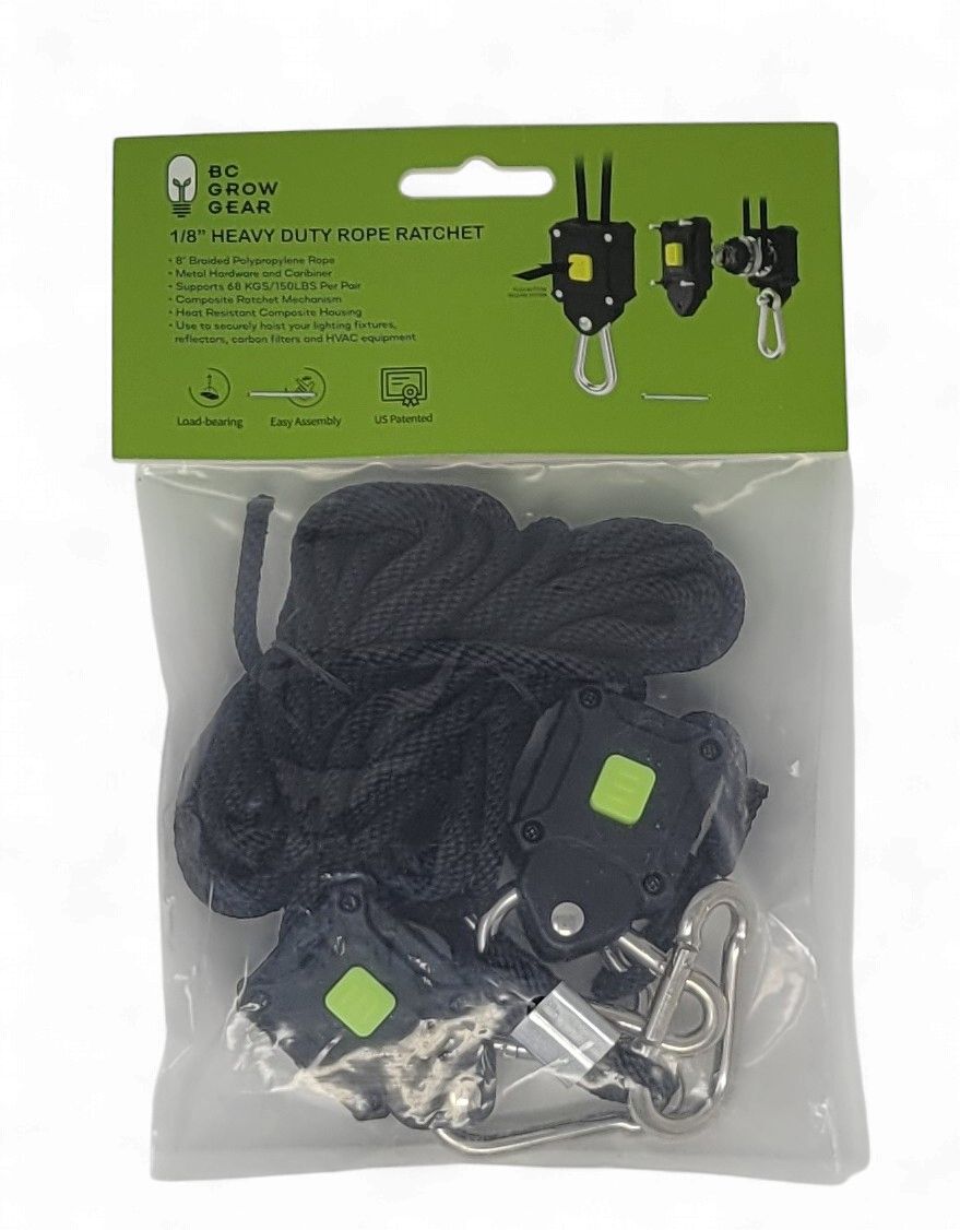 BC Grow Gear Rope Ratchet 1/8" pair (G8)