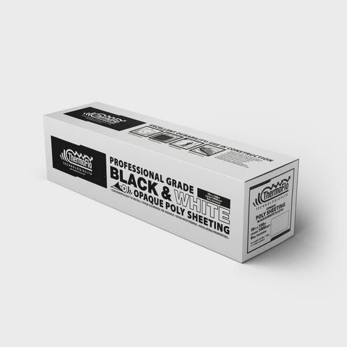 Thermoflo Black &amp; White Poly 10’x100’ft 6mil