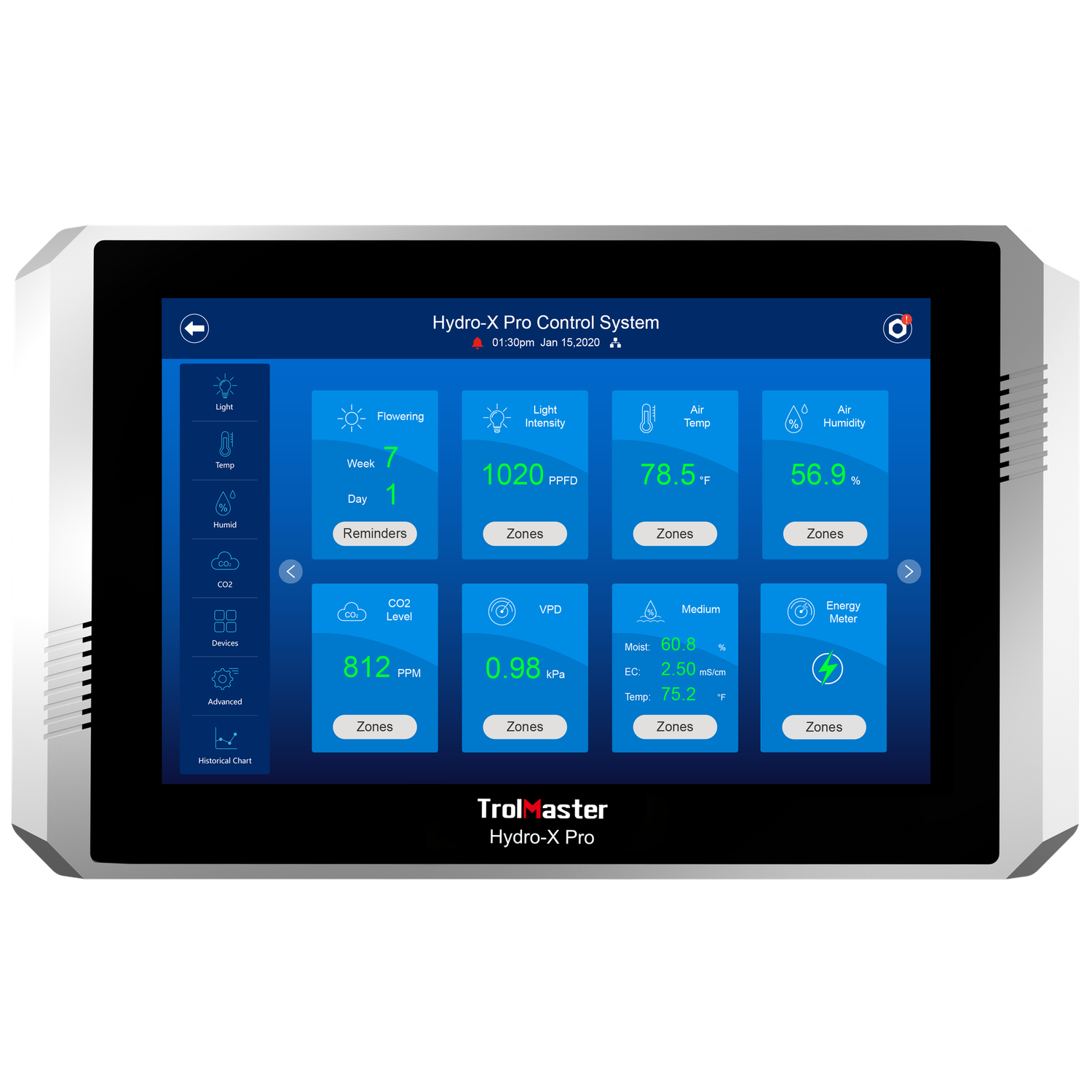 Trolmaster Hydro-x Pro Controller w/4 in 1 Sensor HCS-2