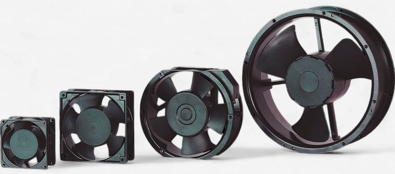 Axial Fan 10" w/power cord 455 cfm