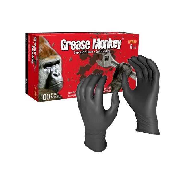 Grease Monkey Nitrile Gloves 5mil M