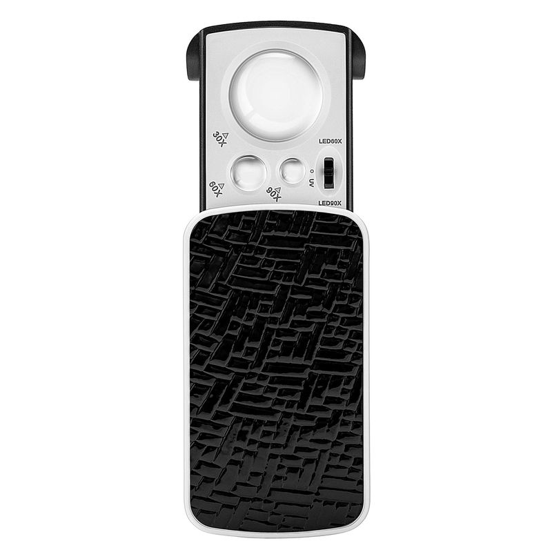 Slider Jewelry Loupe w/bright LED Microscope 30x60x90x