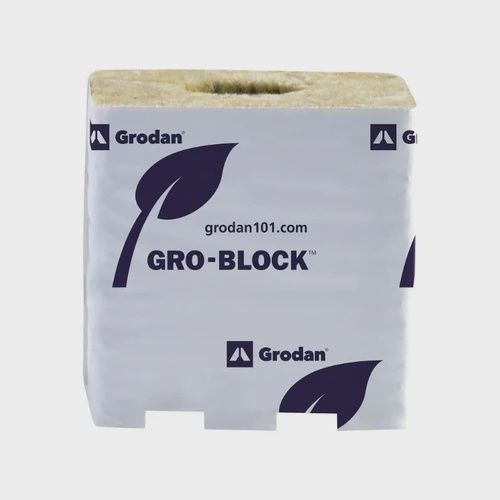 Grodan Hugo Gro-Block GR10 Strip (6 Blocks) 4x4x4 6 blocks/strip
