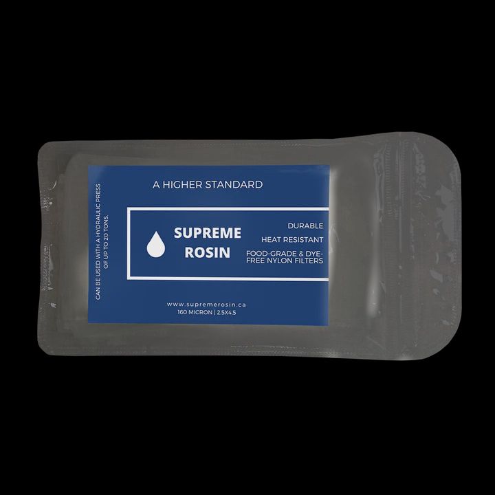 Supreme Rosin Press Bags 2.5"x4.5" 160u 25bags