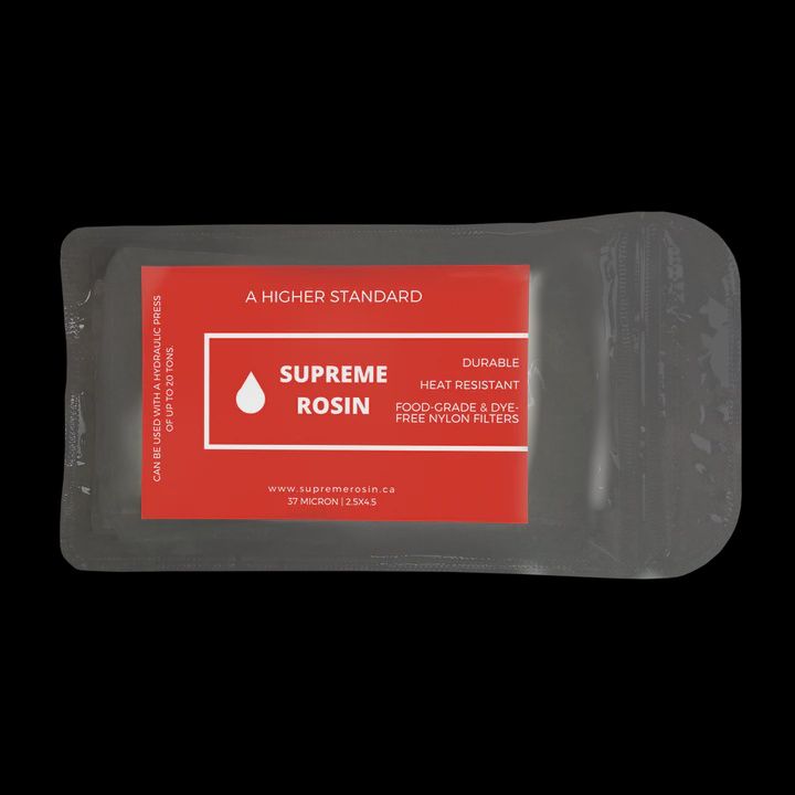 Supreme Rosin Press Bags 2.5"x4.5" 37u 25 bags