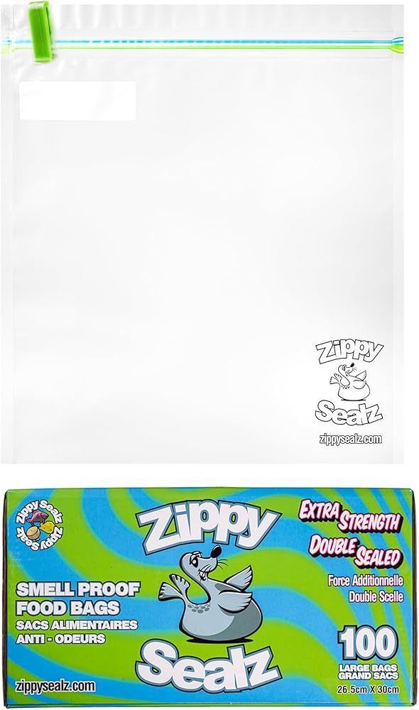 Zippy Seals Clear 100 bags