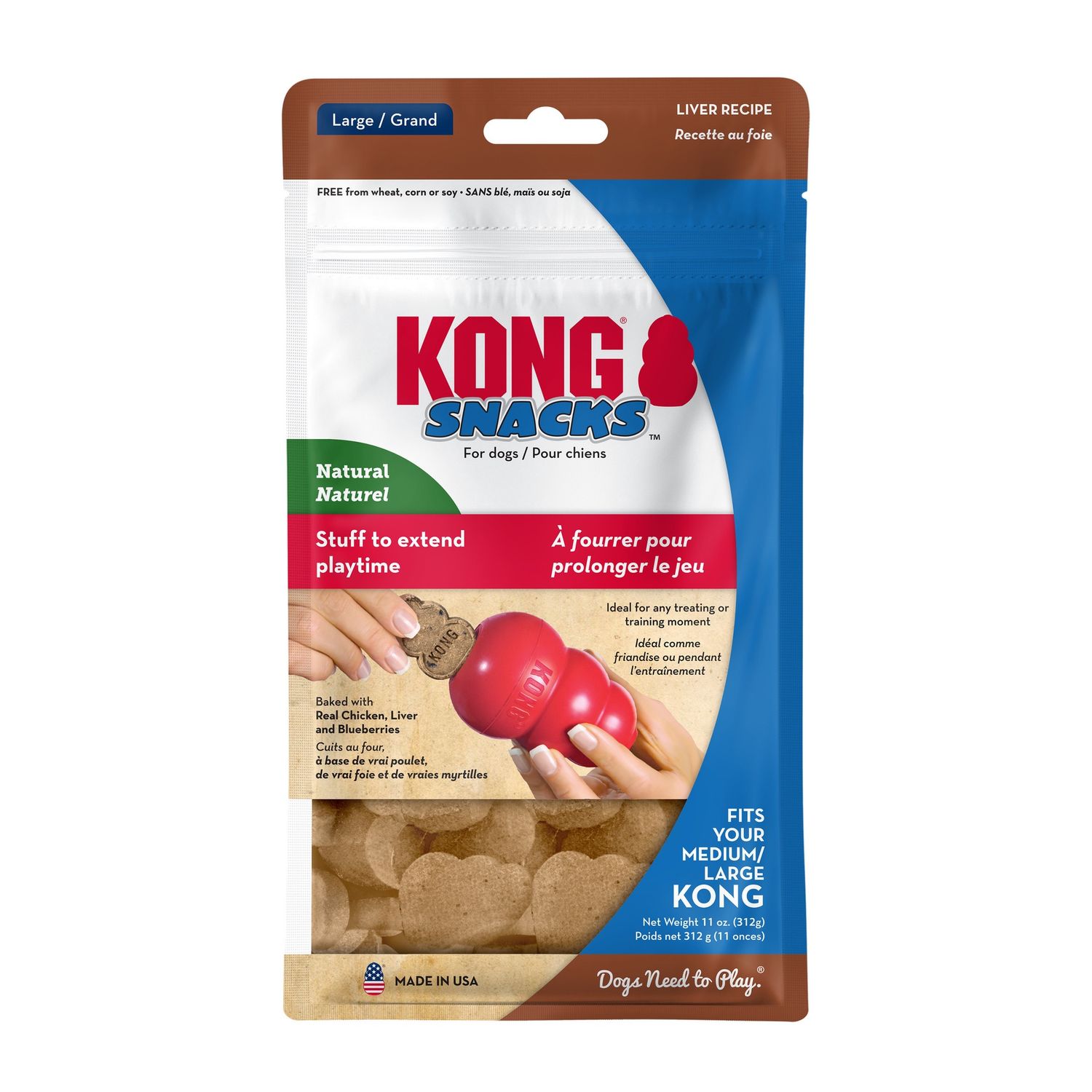 Kong Snacks Liver Large 312g