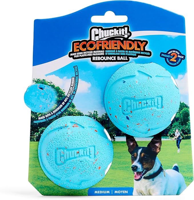 Chuckit! EcoFriendly Rebounce Ball Medium 2 pack