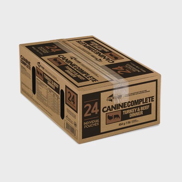 Iron Will Raw Complete Cuisine Turkey &amp; Beef Dog Food 24lb