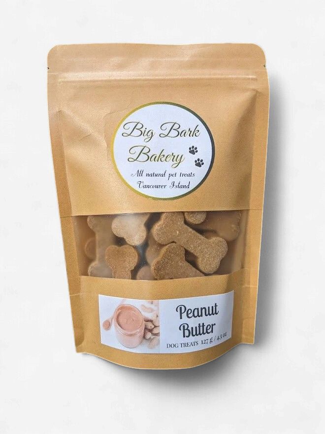 Big Bark Peanut Butter Dog Treats 127g