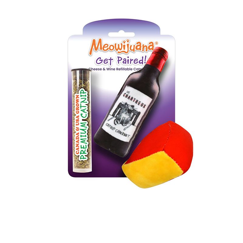 Meowijuanan Get Paired Refillable Catnip Toy