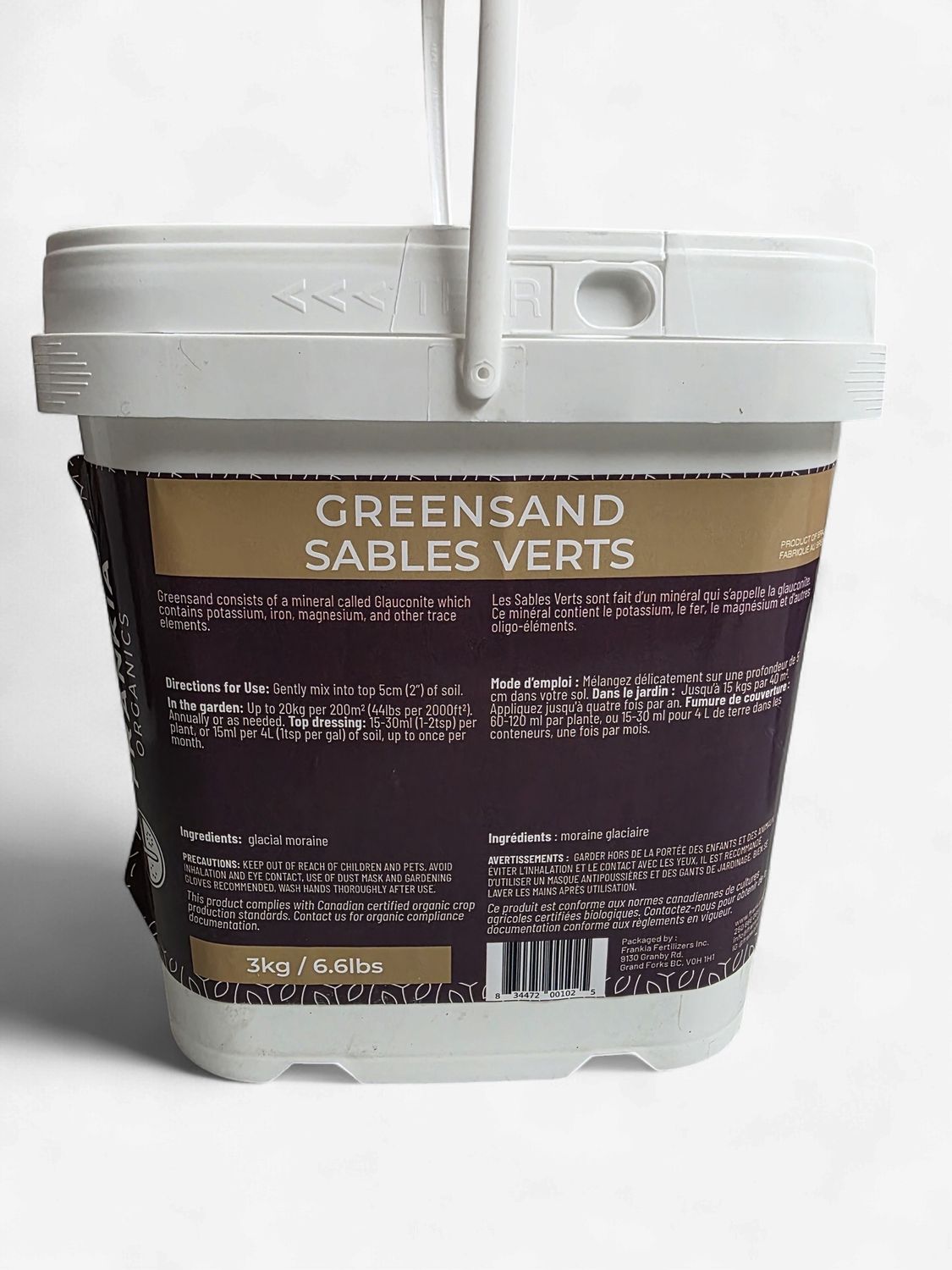Frankia Organics Greensand 3kg