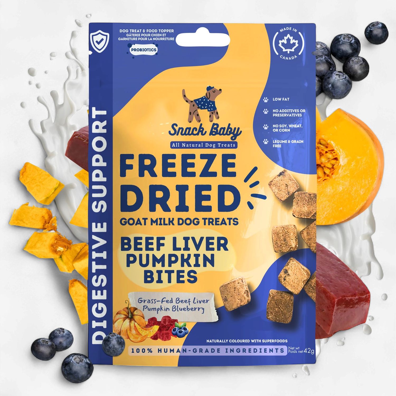 Snack Baby FD Beef Liver Pumpkin Bites 42g