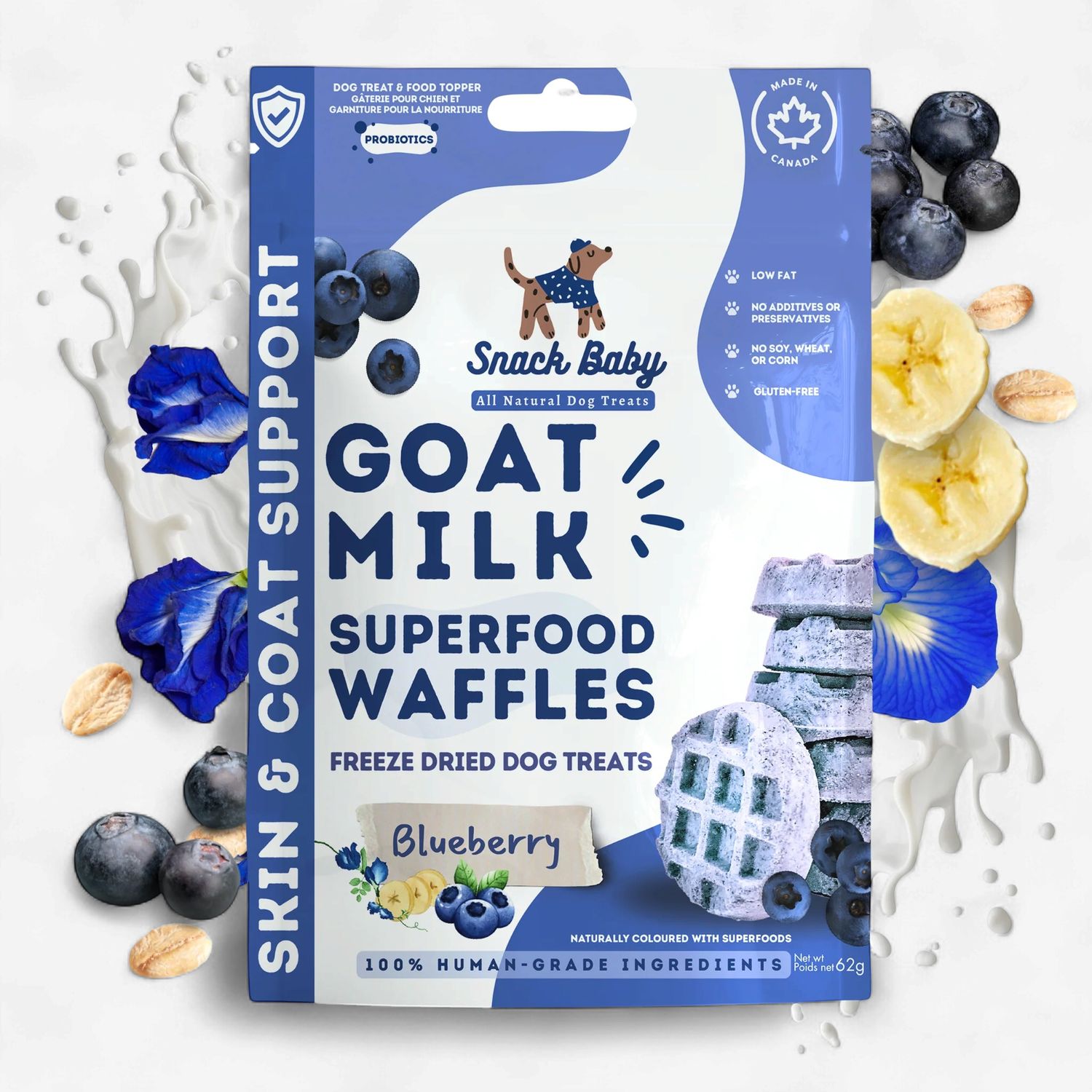 Snack Baby Superfood Blueberry Waffles 62g