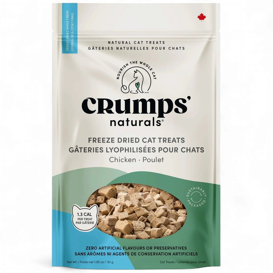 Crumps' Freeze Dried Chicken Cat Treats 30g