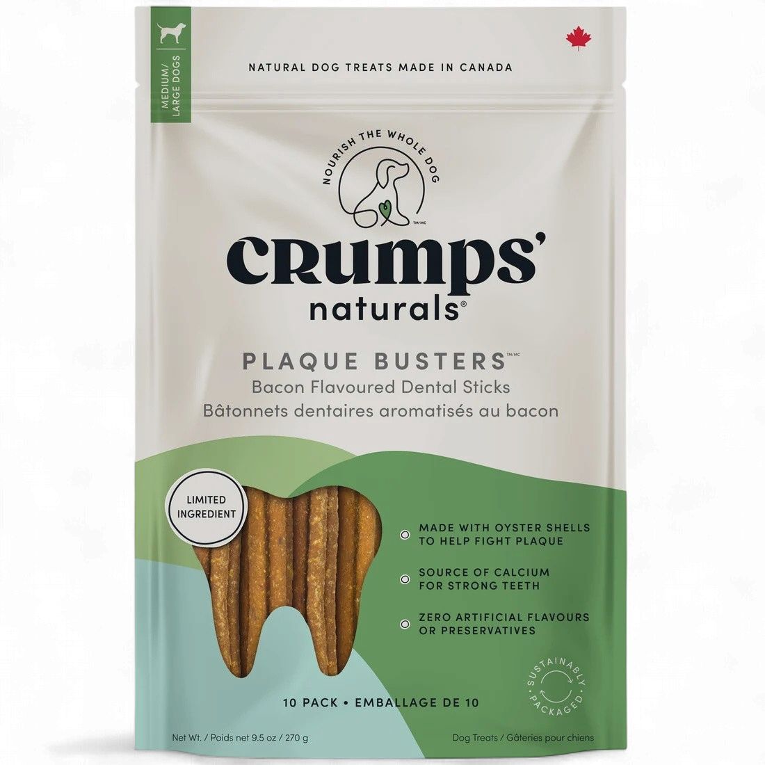 Crumps' Plaque Busters Bacon 270g