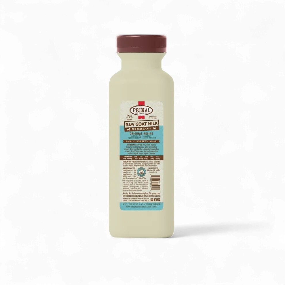 Primal Raw Goat Milk Dog/Cat 946ml