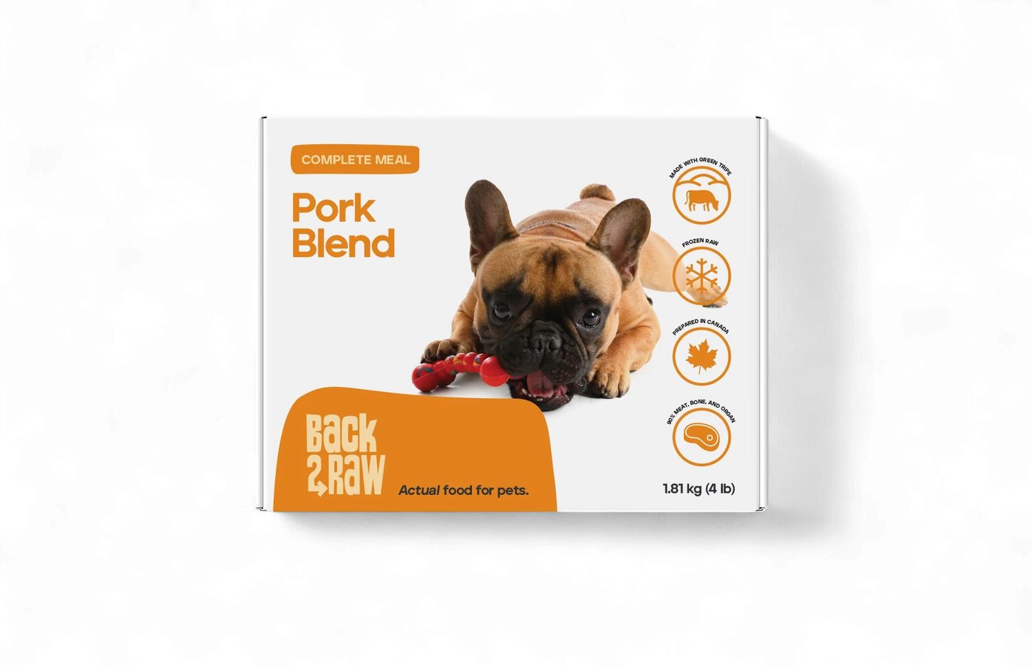 Back2Raw Dog Complete Pork Blend 4lb