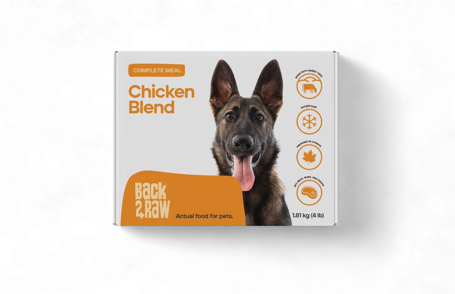 Back2Raw Dog Complete Chicken Blend 4lb