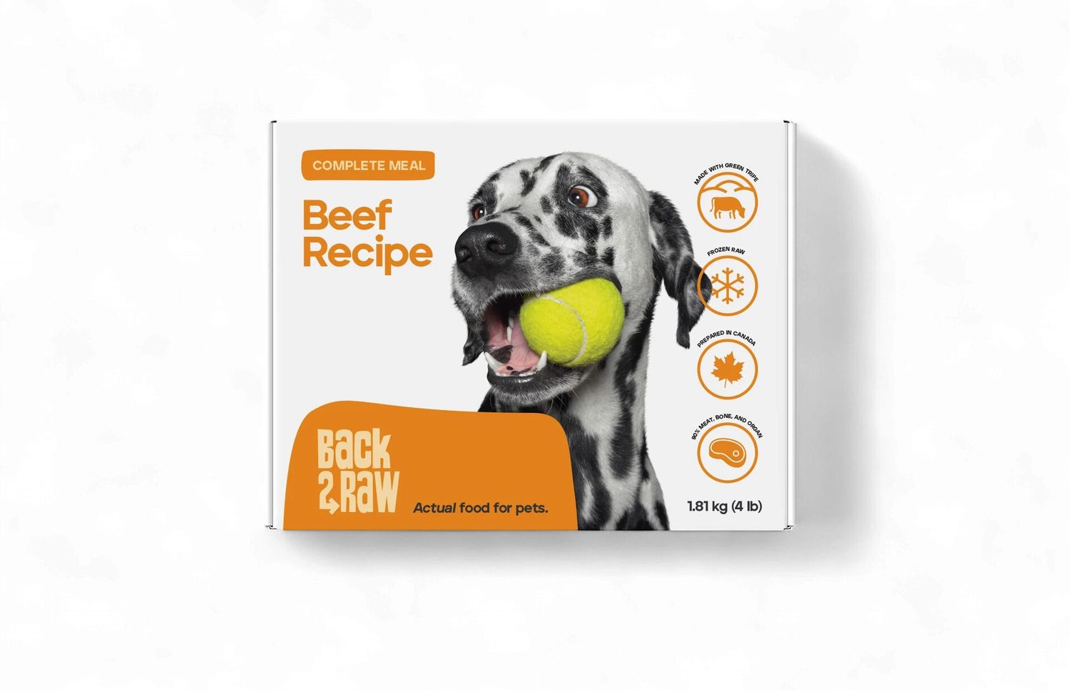 Back2Raw Dog Complete Beef 4lb