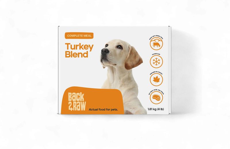 Back2Raw Dog Complete Turkey Blend 4lb