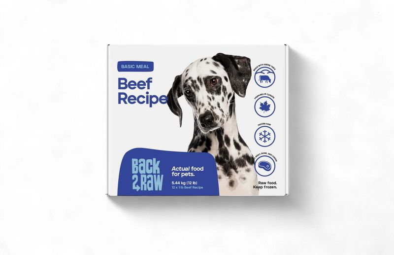 Back2Raw Dog Basic Beef 12lb