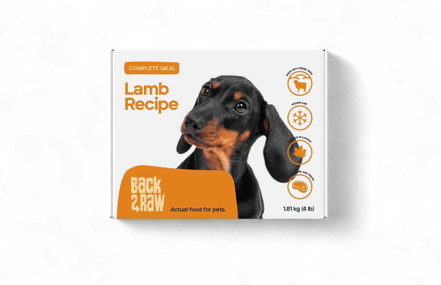 Back2Raw Dog Complete Lamb 4lb