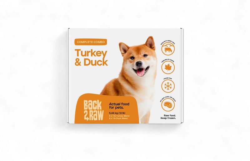 Back2Raw Dog Complete Combo Duck Blend/Turkey Blend 12lb