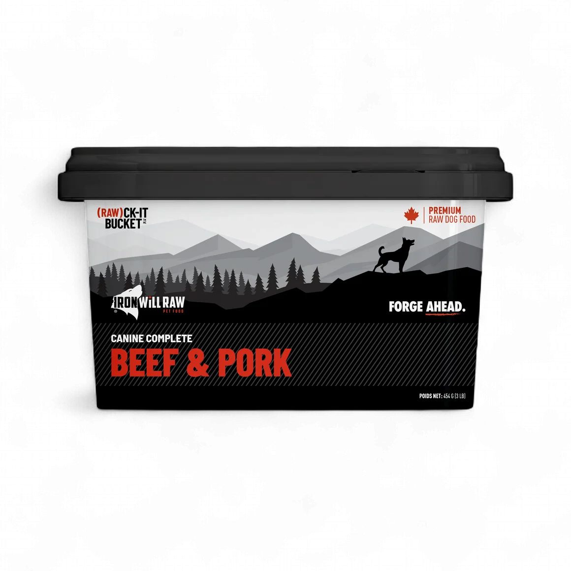 Iron Will Raw (Raw)ck-it Bucket Beef &amp; Pork 3lb