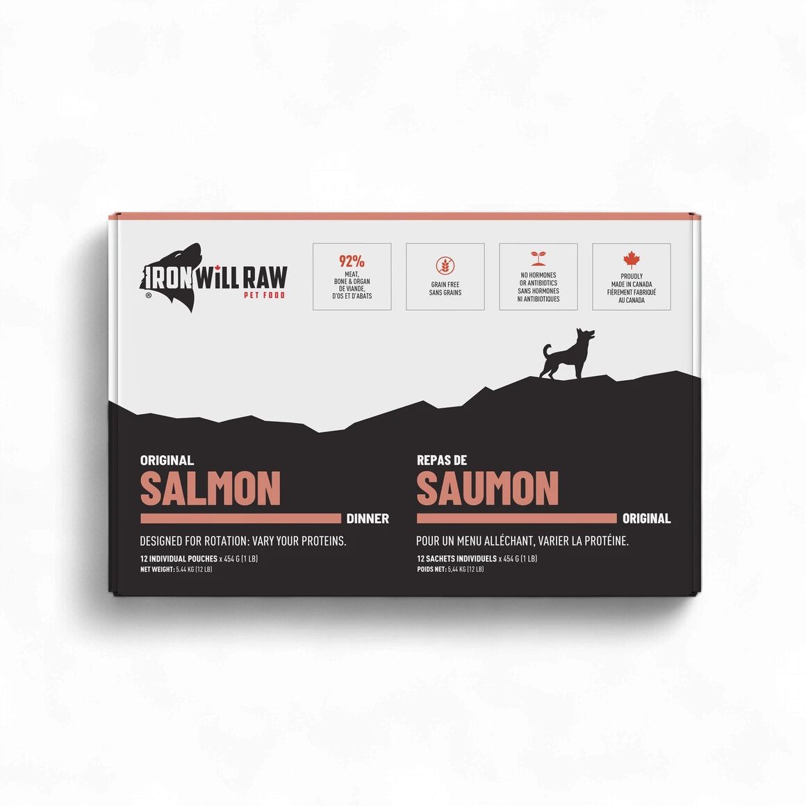 Iron Will Raw Dog Original Salmon 12lb