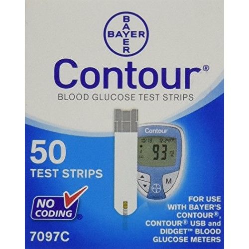 CONTOUR Blood Glucose Test Strips - 50.0 Ea