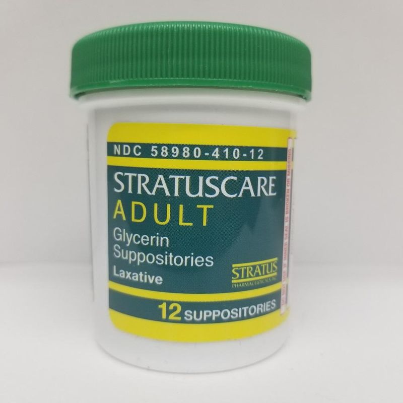 StratusCare Adult Glycerin Suppositories, 12ct 358980410129A211