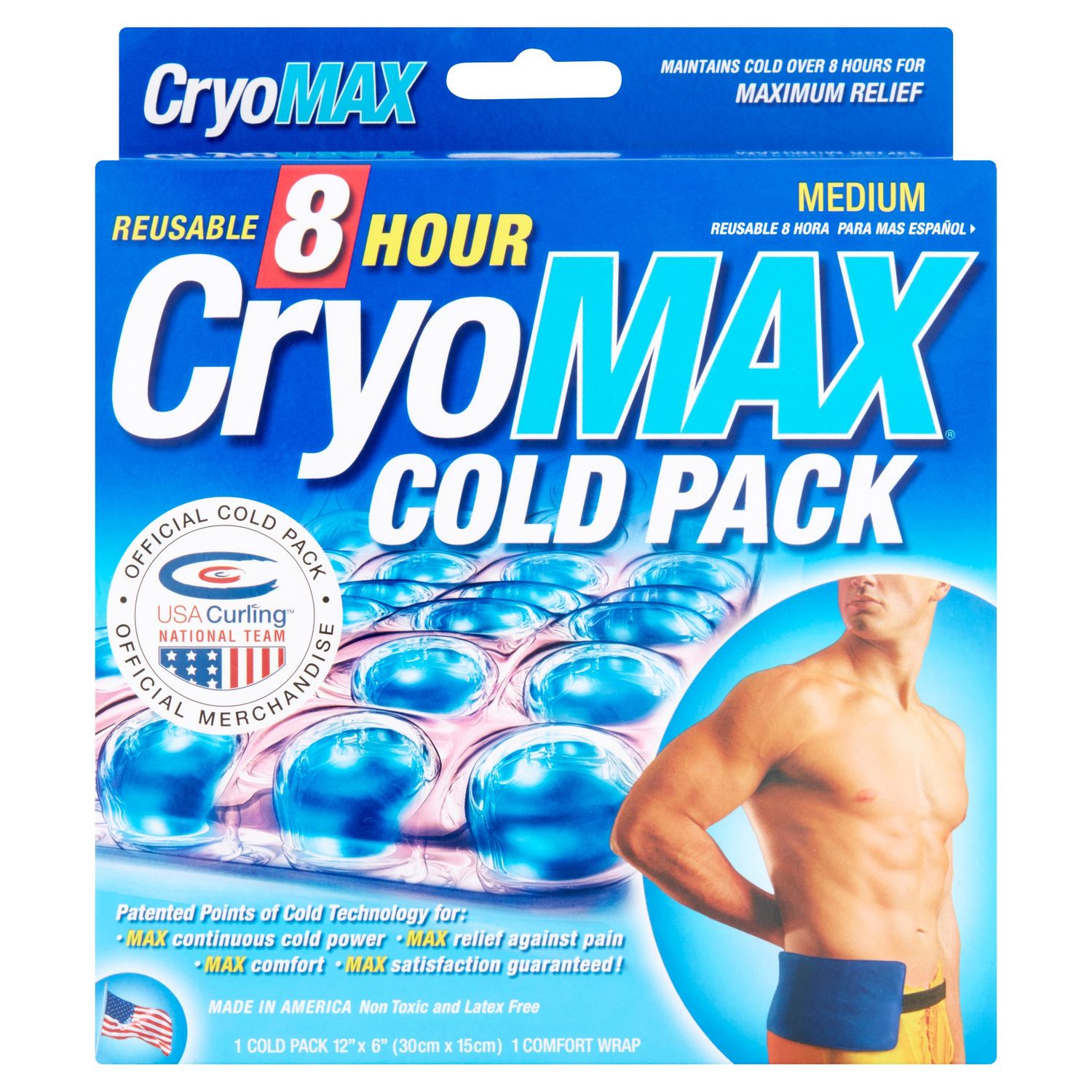 Cryo-Max Cold Pack W/ Flexible Straps