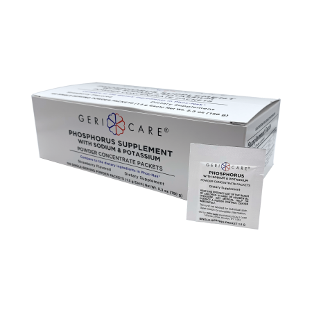 Equivalent to Phos-Nak, Pack of 100- Dietary Supplement Sodium / Potassium / Phosphorus, 1.5g Each Oral Powder